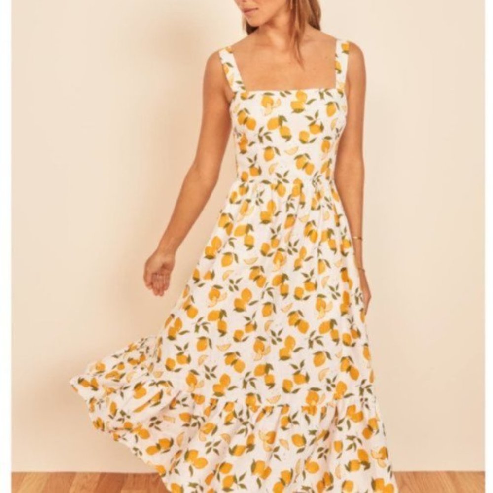 NWOT💛Reformation Manet Dress - Lemonade